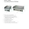 BAKBAR E93 GRIDDLE 3.6KW S/CONTROL - Image 2